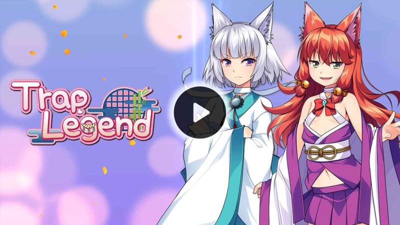 Trap Legend promotional poster with two illustrated characters — Trap Legend screenshot.